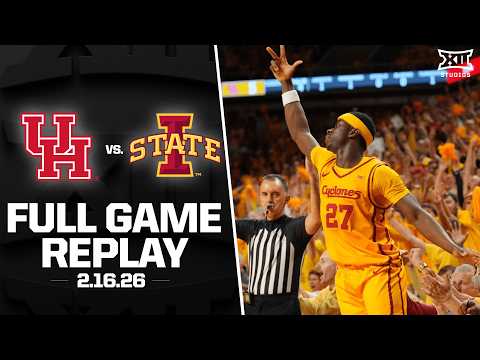#2 Houston vs. #6 Iowa State Full Game Replay (2.16.26) | 2025-26 Big 12 Men's Basketball