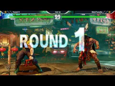 WNF 3.8 SFV - Yenni V (Nash) vs NickTanella (Necalli)
