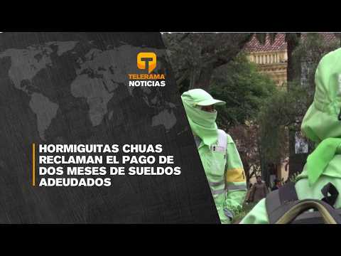 Hormiguitas Chuas reclaman el pago de dos meses de sueldos adeudados