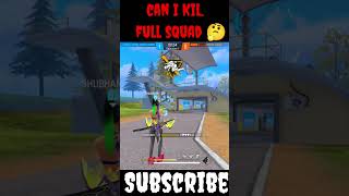 CAN I Kil full squad 🤔😅🧐 free fire 🔥 noob gameplay 😶‍🌫️👍 #freefire #trending