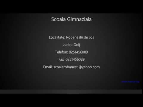 Scoala Gimnaziala Robanestii de Jos