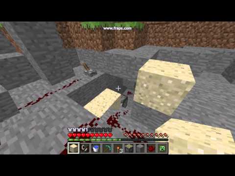 minecraft (david serretiello) sono caduto(senza musica) nelle mia stessa trappola cadere nella  lava