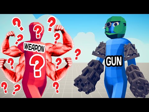 RANDOM WEAPON VS EVERY GUNPOWER | TABS - Totally Accurate Battle Simulator