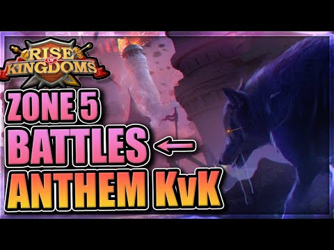 Heroic Anthem Zone 5 Battles in Rise of Kingdoms [pass opening - Restart Project!  Part 2]