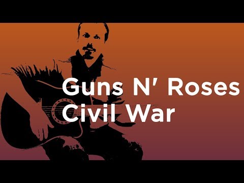Civil War Guitar Lesson - Guns N' Roses - Acoustic Parts
