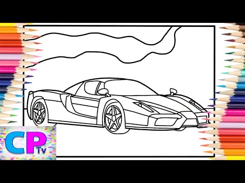 Ferrari Enzo  Coloring Pages/Cars Coloring/Besomorph & Coopex - Redemption (ft. Riell) [NCS Release]