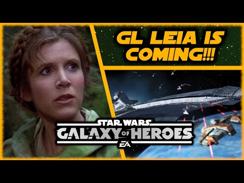 Galactic Legend Leia Organa!  Leviathan Kit!  Ewok Lifter Princess Kneesaa!!  HUGE NEWS in SWGOH!!