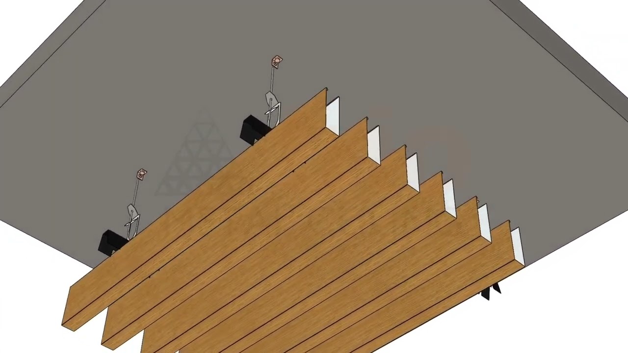 TRIO Metal Ceiling Baffle Installation