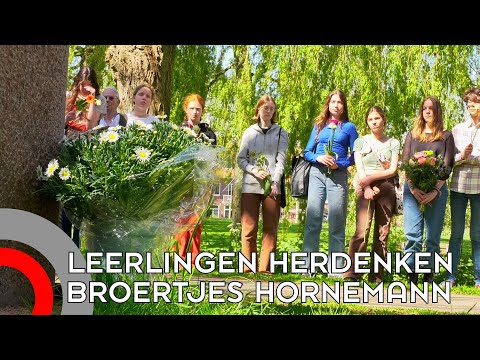 Leerlingen Van Maerlantlyceum herdenken broertjes Hornemann