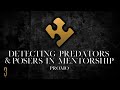 Detecting Predators and Posers in Mentorship (Promo)