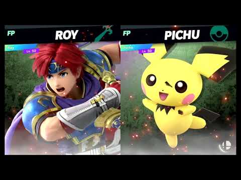 Super Smash Bros Ultimate Amiibo Fights – Roy vs the World #20 Roy vs Pichu