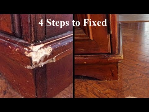 4 Steps to Fixed: Scratched Furniture Repair