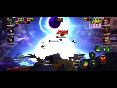 Marvel Future Fight- Gambit tactic against challenger league- Team 1/6(pt.1)