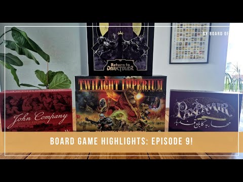 Board Game Highlights: Episode 9!