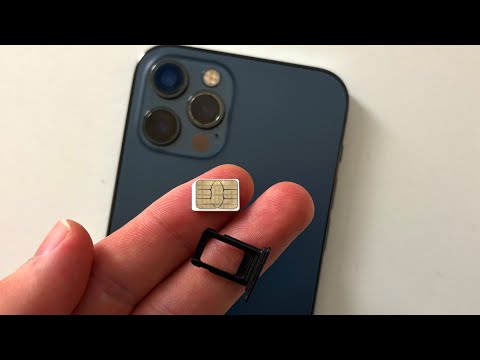 How To Insert/Remove SIM Card in iPhone 12 Pro (Locate SIM Card Slot)