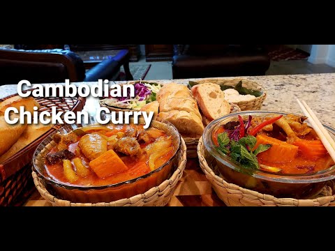 Cambodian Chicken Curry - Khmer Simply Cooking @ Bopha's Kitchen