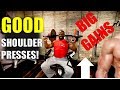 BIG SHOULDERS Without SHOULDER PAIN! [shoulder press exercise]