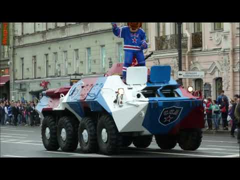 2015 SKA St. Petersburg (СКА Санкт-Петербург) Championship Parade | KHL CHAMPIONS!!