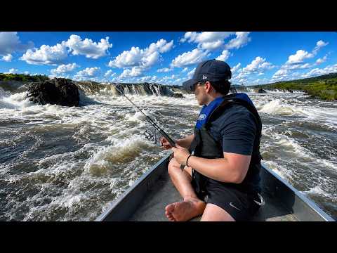 RIO URUGUAI: SALTO DO RONCADOR E PAREDÃO DE PEDRAS PORTO VERA CRUZ 🌊🎣