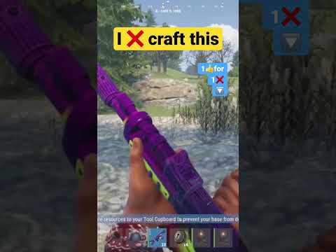 I never craft this 🛢 Rust Console 🎮 PS4, Xbox