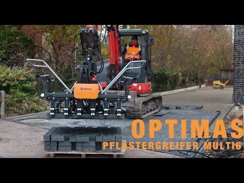 Optimas Optimas Pflastergreifer Multi6 für Anbaugerät