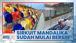 Gerak Cepat Petugas Kebersihan di Sirkuit Mandalika, Sampah Berserakan Mulai Berkurang