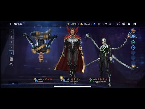 Marvel Future Fight-JTS TLB SHOW EPISODE 3.5-Remade teams vs Karlcll & challenger league,DOOM&Sentry