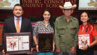 Edinburg CISD, Sports Illustrated spotlight Economedes HS Valedictorian