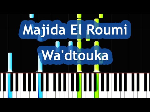 Majida El Roumi - Wa'dtouka Piano Tutorial ماجدة الرومي - وعدتك
