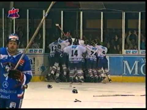 DEL 96-97 Feierlichkeiten der Deutschen Meisterschaft