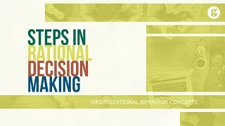 Steps in Rational Decision Making