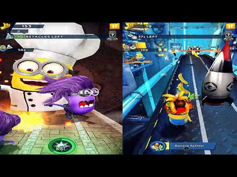 Despicable Me Minion Rush, Episode 65 - Cool Fullscreen Reverse Android Gameplay.