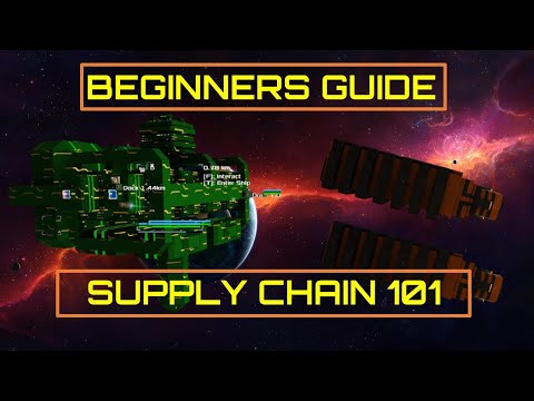 Avorion: Beginners Guide: How to set up a Supply Chain for Factories and Mines!!!