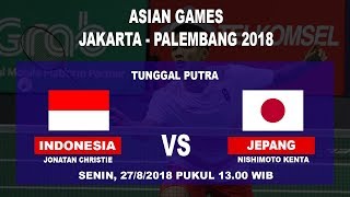Live Streaming Badminton Tunggal Putra Indonesia, Jonatan Christie Vs Nishimoto Kenta di Asian Games