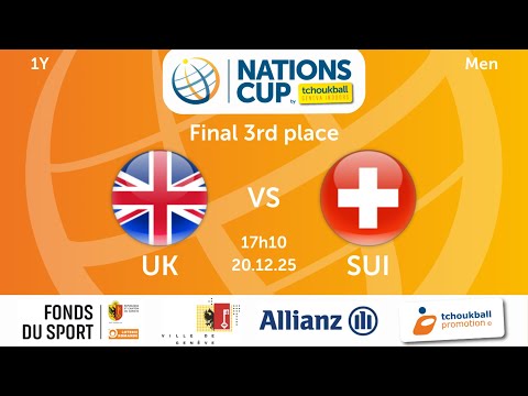 Tchoukball NATIONS CUP 2025  | Final 3rd place Men | United Kingdom - Switzerland