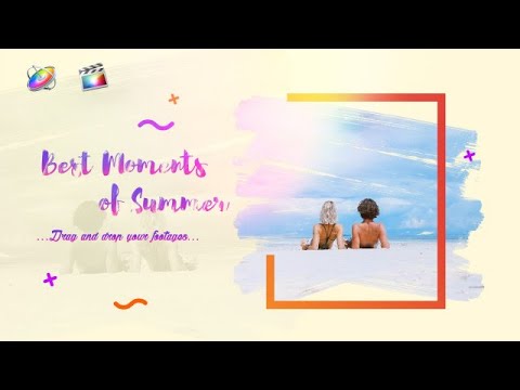 Bright Summer Slideshow Final Cut Pro Templates