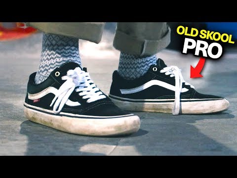 Part of a video titled VANS OLD SKOOL PRO - SKATE REVIEW - YouTube