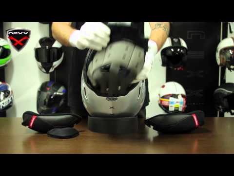NEXX Helmets X.T1 - Video Tutorial - How to Remove & Place the Inner Lining