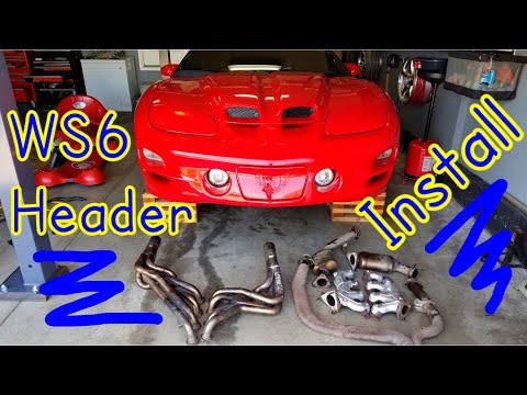 How to install Longtube Headers LS1 Trans Am Firebird Camaro WS6 SS
