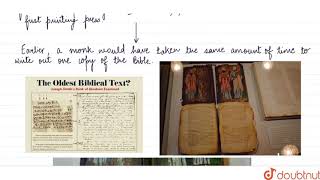 THE FIRST PRINTED BOOKS