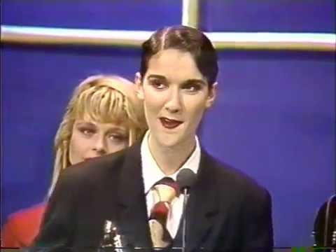 Kathleen & Aldo Nova remettent un Félix à Céline Dion (ADISQ 1991)