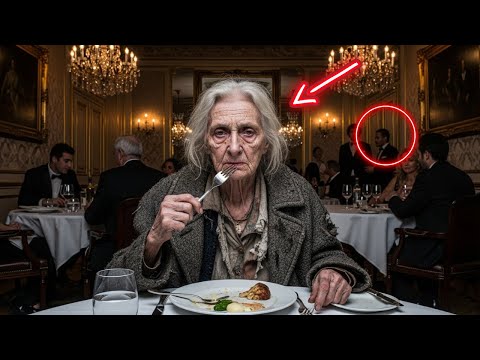 80-LETNIA BEZDOMNA KOBIETA WCHODZI DO LUKSUSOWEJ RESTAURACJI I ZOSTAJE UPOKORZONA, ALE NIKT NIE...