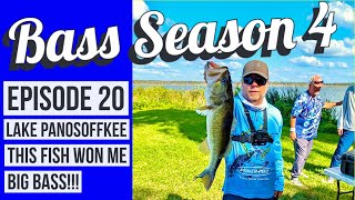 Bass Season 4 Lake Panosoffkee Episode 20 This Fish Won Me Big Bass!!!