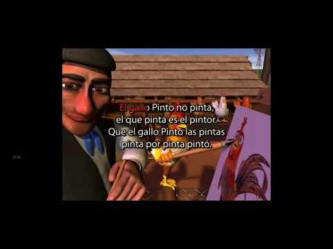 Popurrí del gallo pinto en karaoke al revès