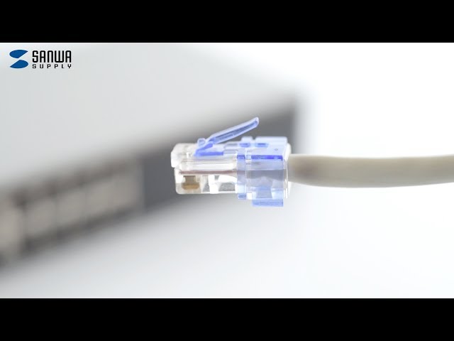 ADT-RJ45SOS-10 / RJ-45プラグSOS（LANケーブル補修カバー・爪折れ修復）