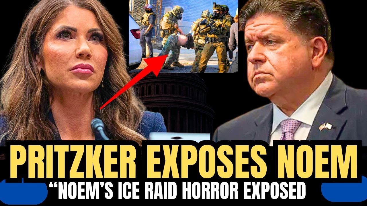 PRITZKER EXPOSES NOEM’S CRUELTY | “I’M ASKING FOR BASIC HUMAN DECENCY” | ICE RAIDS ON HALLOWEEN