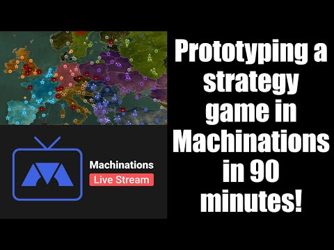 Prototyping a strategy game in Machinations in 90 minutes