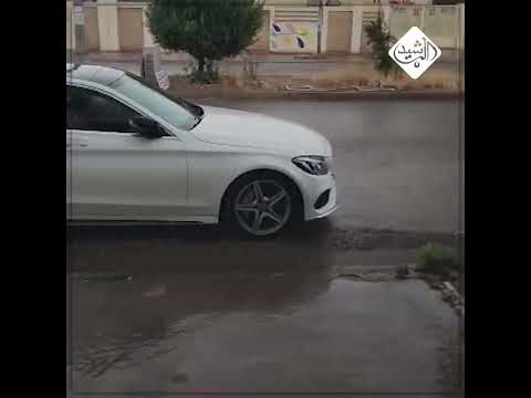 شاهد بالفيديو.. هطول أمطار غزيرة في اربيل
