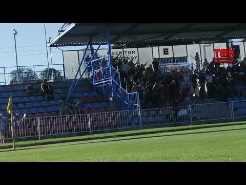 "Odra Wodzisław" - doping kibiców Odry w Wodzisławiu w meczu z Unia Książenice 01.08.2020