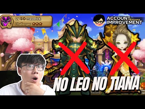 No Leo and Tiana Arena Preperation For Guardian Rush! - Summoners War